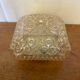 Antique Gold Molded Glass Wall Light Ceiling Lamp + Black Wine Metal Bracket