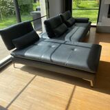 Roche Bobois Scenario leather sofa