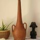 Pied de lampe en terre cuite terracotta vintage