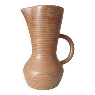 Vintage stoneware jug Digoin free form