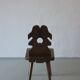 Alpine carved pine dining table set | 1950s