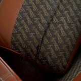 Stouby Møbelfabrik, 3-seater mid-century style sofa in brown leather, made in the 1970s.