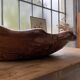 XL thuja root wooden dish