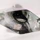 Transparent and Grey Sommerso Murano Glass Vase by Hora P