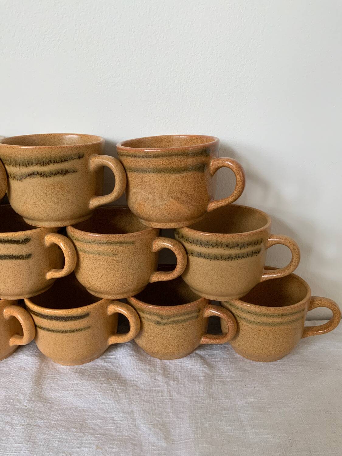 Vintage stoneware mugs