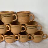 Vintage stoneware mugs