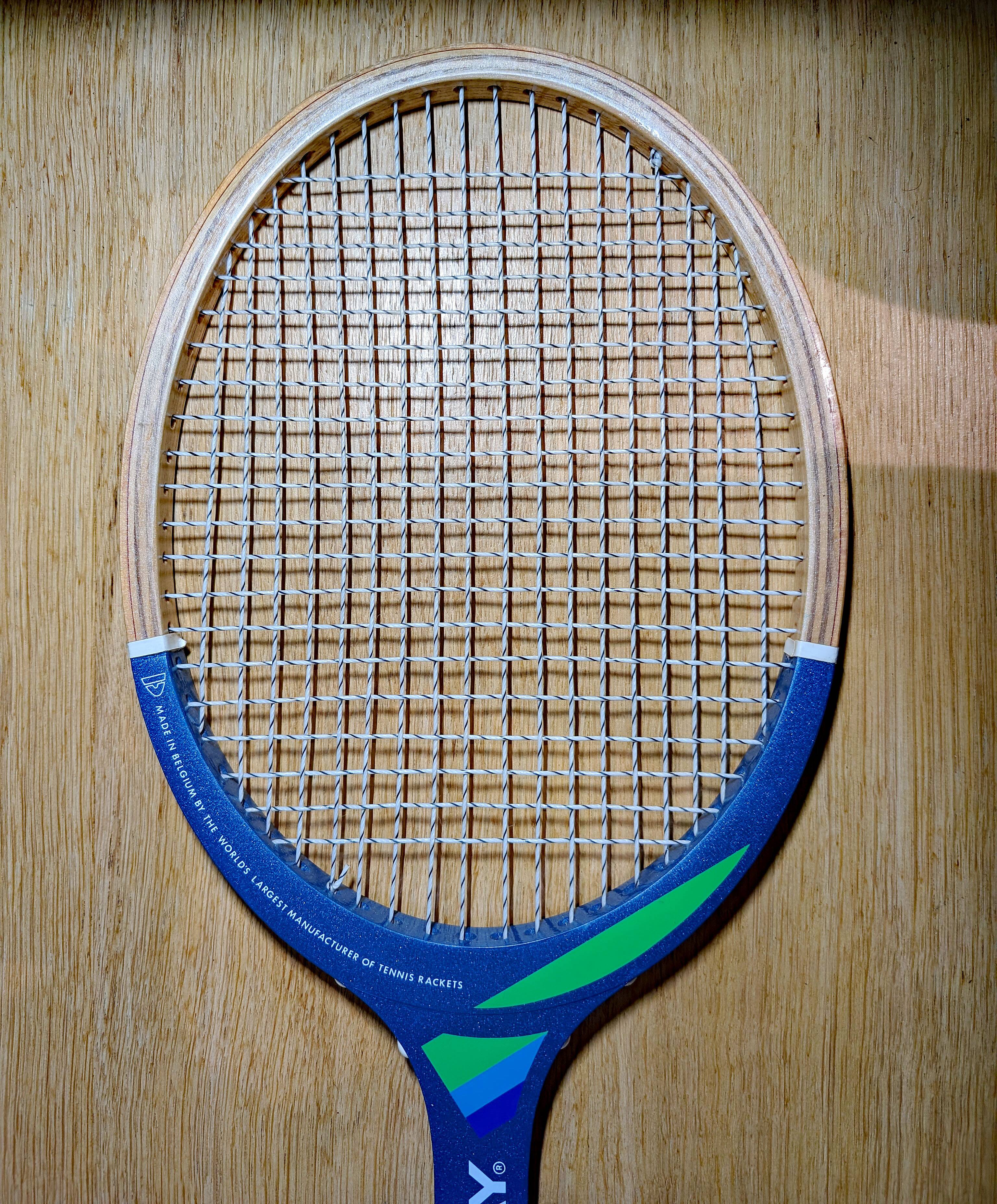 Vintage tennis rackets – Made in Belgium