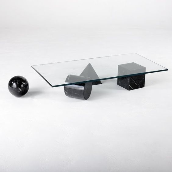 "Metafora" coffee table by Massimo Vignelli