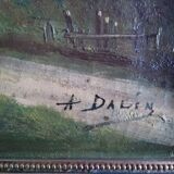 Old landscape painting