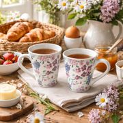 Pair of floral mugs – Country house spirit – New