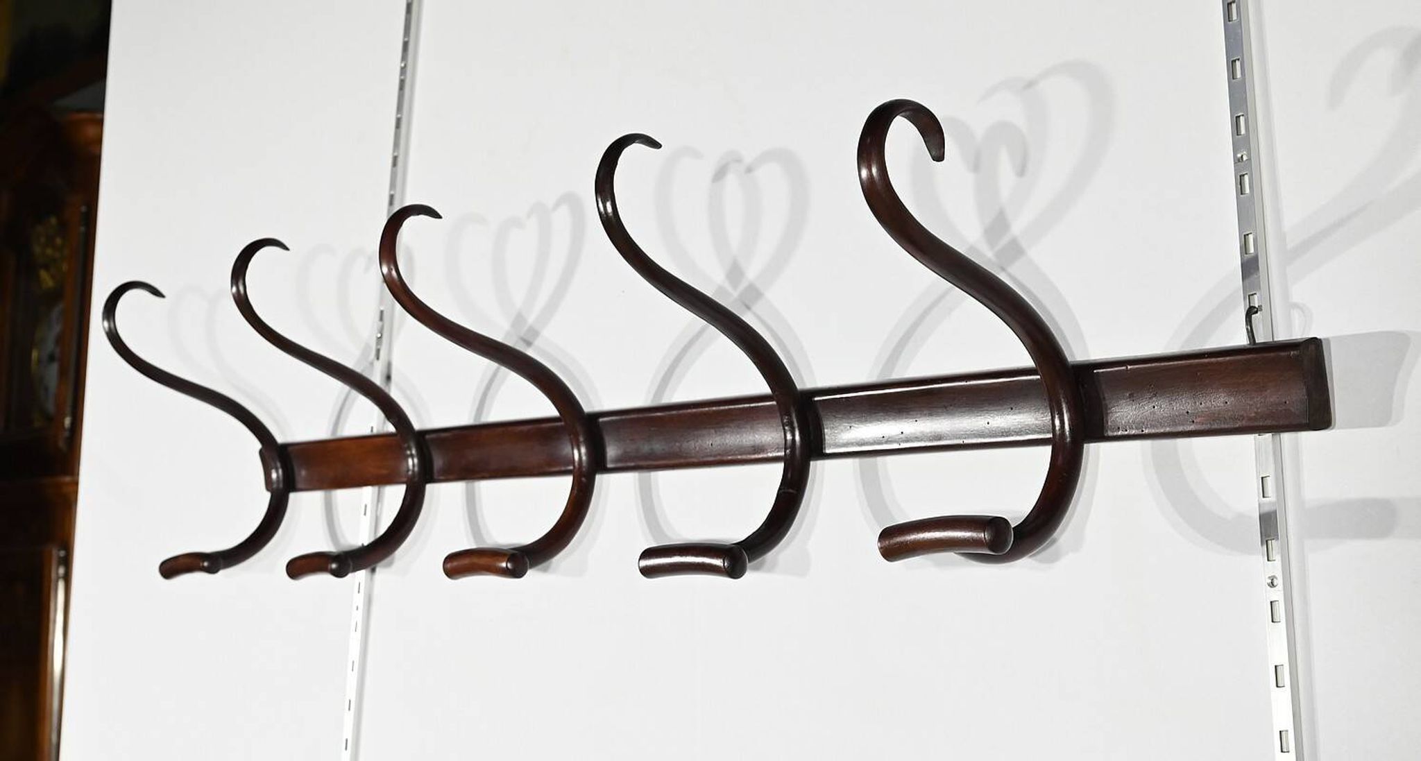 Cloakroom Coat Rack in Curved Beech, J&J Kohn – Early 20th Century