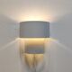 Minimalist white Ikea wall lamp