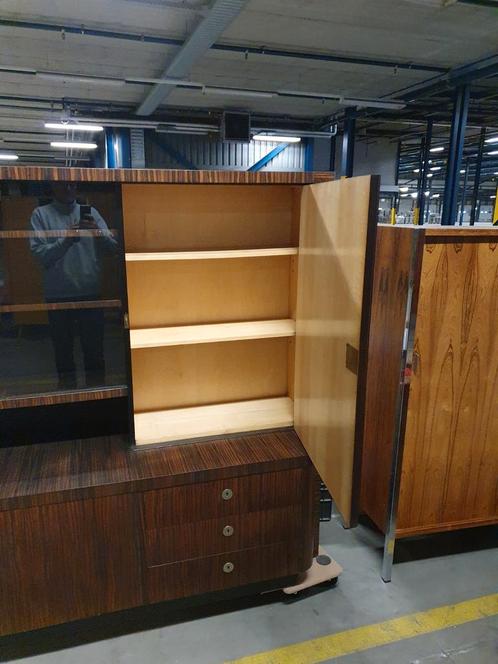 Vintage ebony wall cabinet