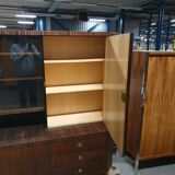 Vintage ebony wall cabinet