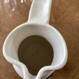 Pichet en céramique, décor marin mid century