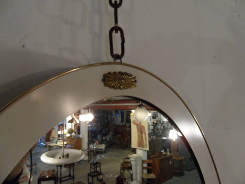Vintage oval mirror