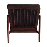 Dark Blue B-7752 Armchairs by Zenon Bączyk for Swarzędzkie Fabryki Mebli, 1960