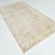 Tapis vintage rouge clair et vert 5x9, 160x274 cm SK 21509