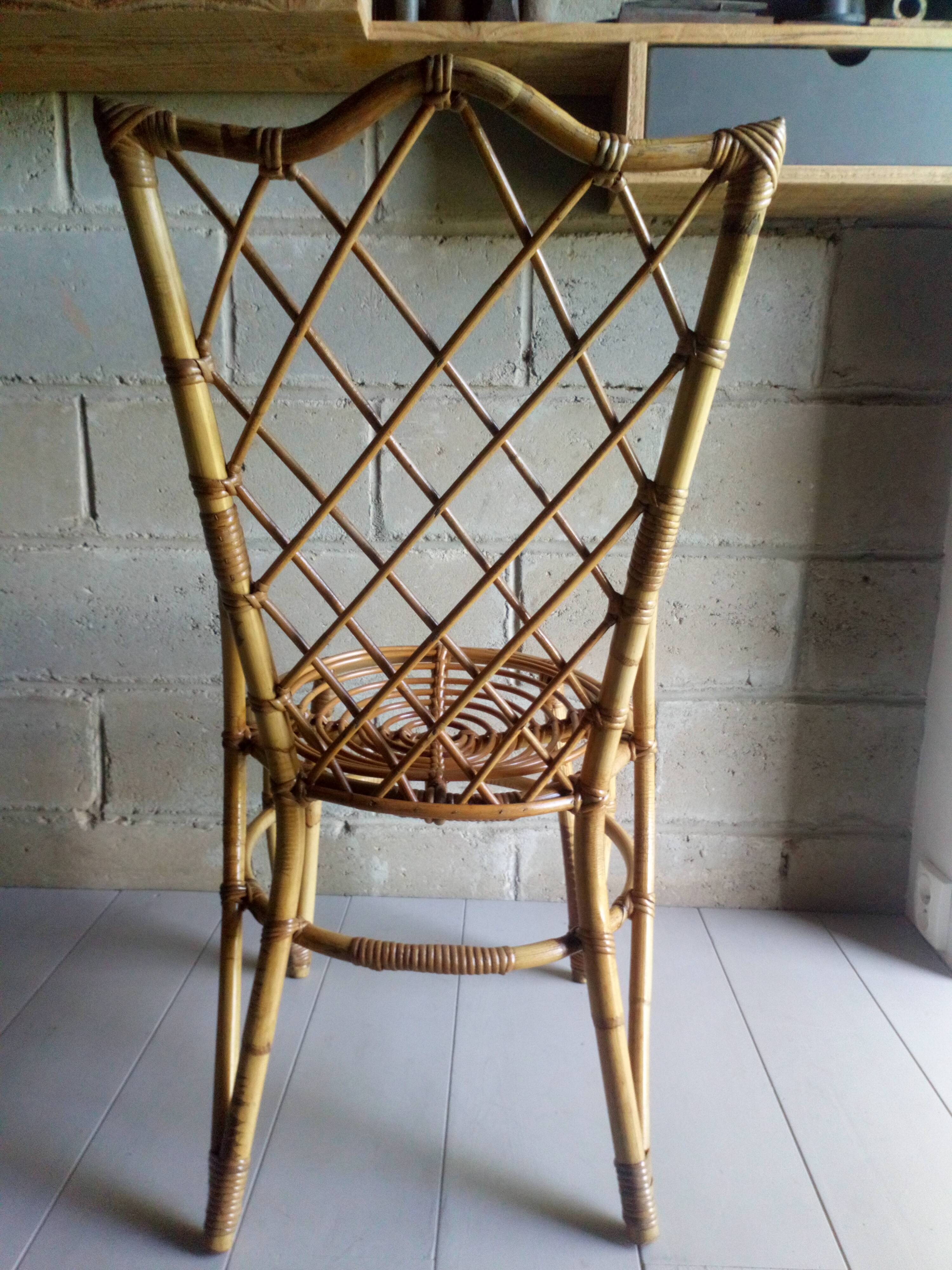 1950 rattan chair