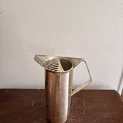 Pichet Carafe Water Modernist Silver Metal Bruckmann Germany Mid Century