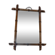 Miroir de barbier en bois 46x60cm