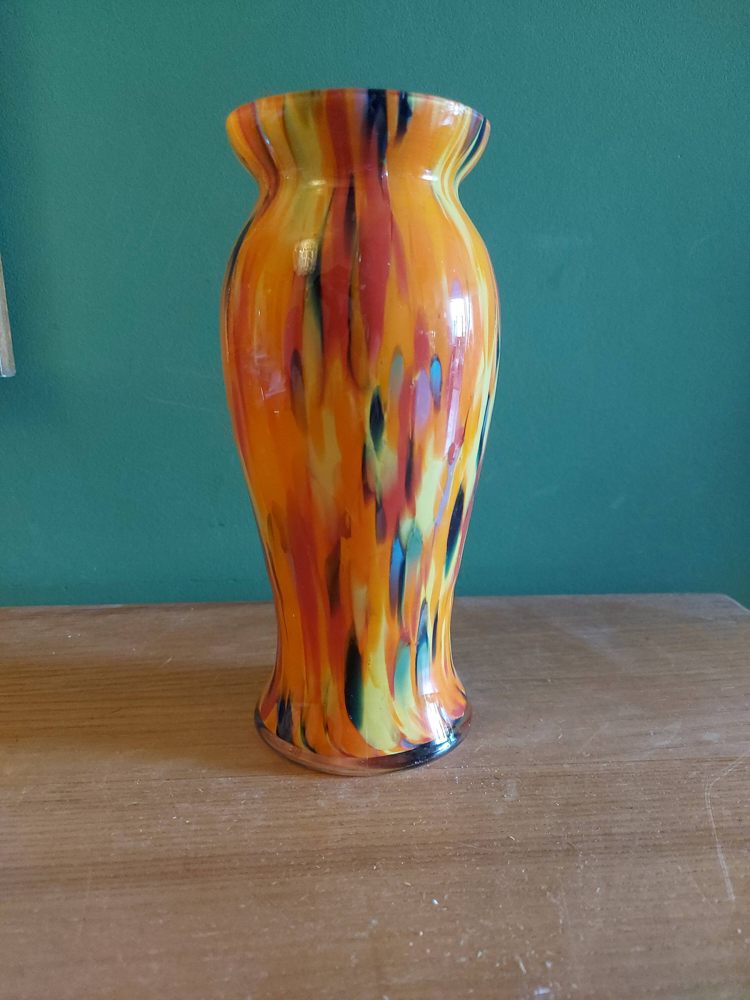 Murano glass vase
