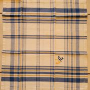 Cotton tablecloth for 12 place settings with napkins.