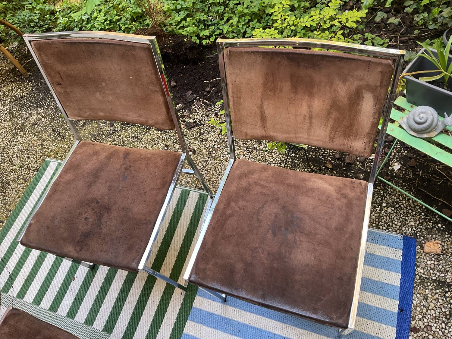 Four Marco Zanuso chairs from the 70s