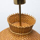Mid century wicker hanging chandelier by ULUV, 1960´s