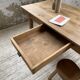 1950s oak butcher's farm table