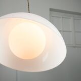 Italian Space Age Pendant in Brass and Acrylic Glass, 1970s