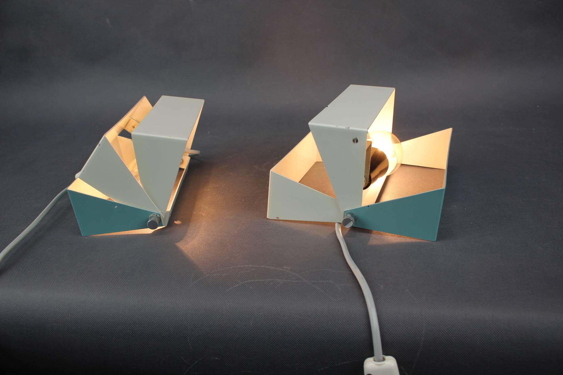 Pair of wall lamps Napako by Hůrka, Czechoslovakia, 1970s
