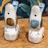 Couple of vintage ceramic whistling birds (water whistles). In perfect condition.
