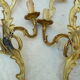 Deux paires d’appliques en bronze