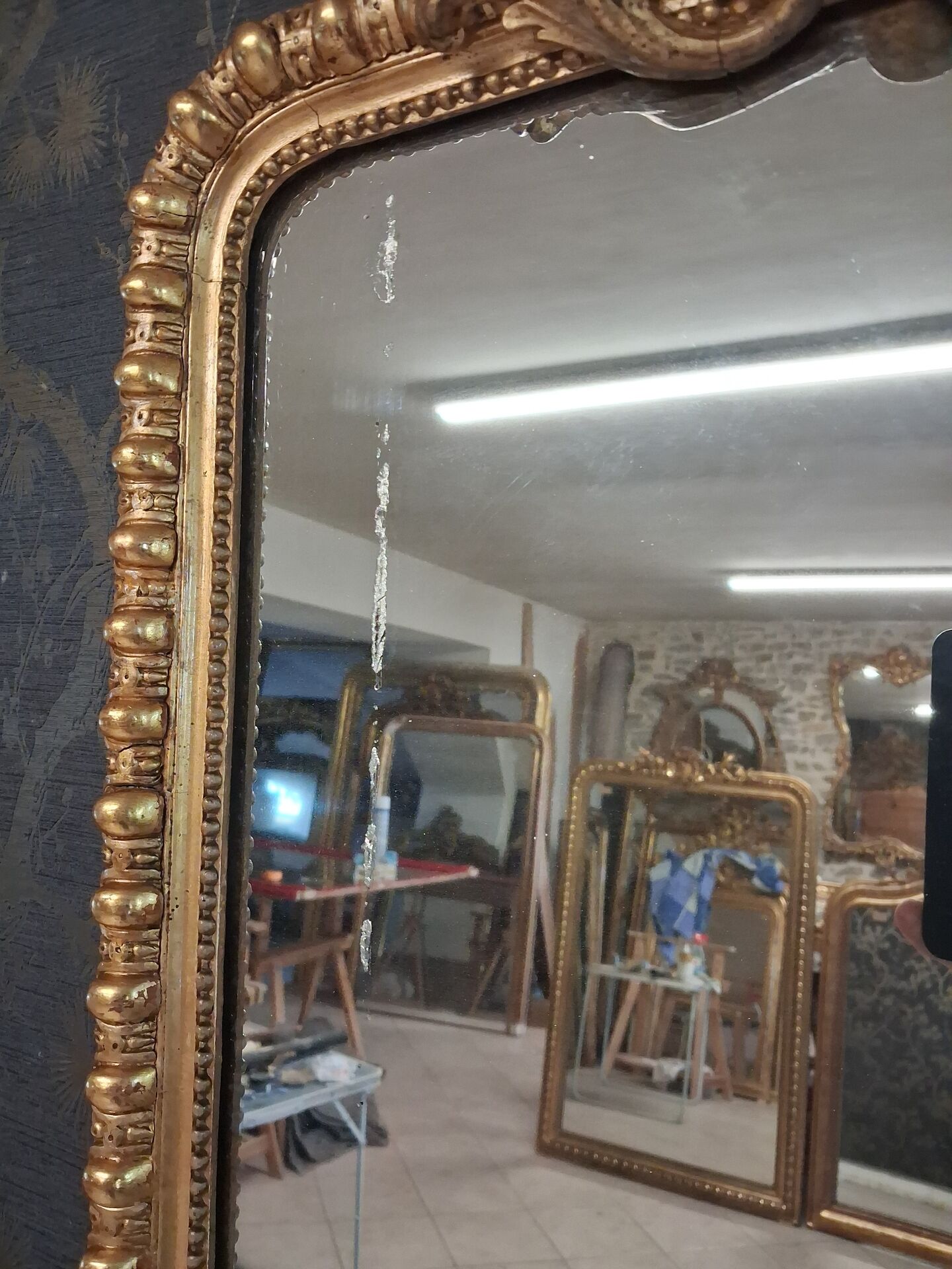 Louis Philippe mirror 174 x 60