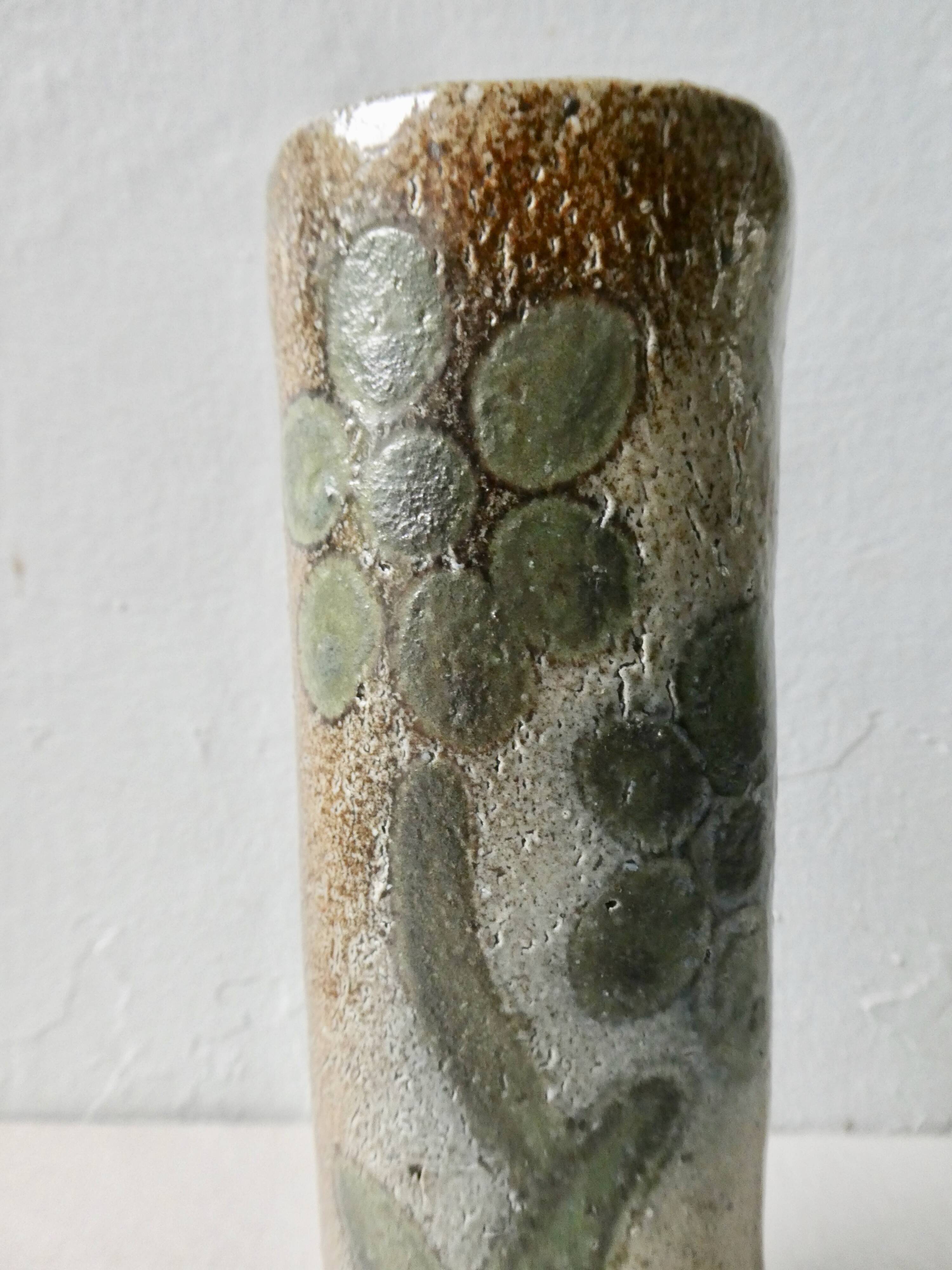 Stoneware vase Jean Claude Monange, 70s