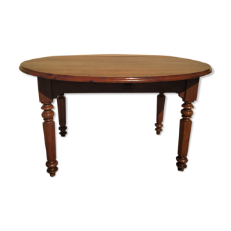 Old Louis Philippe-style table with clamshells