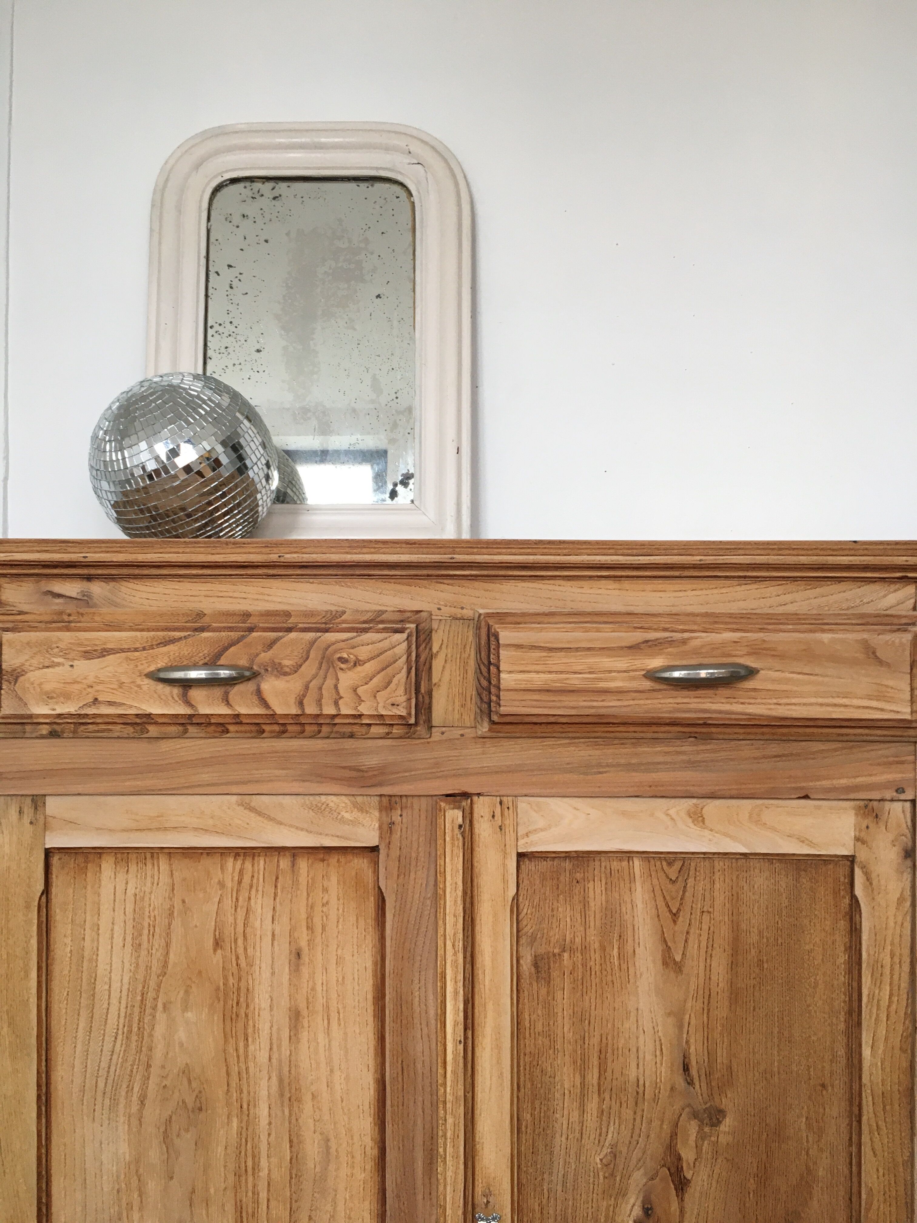 Parisian buffet raw wood