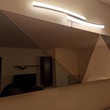 Mirror Ligne Roset 180 cm + wall light – Contemporary design