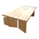Solid wood dining table