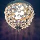 Bronze and crystal ceiling