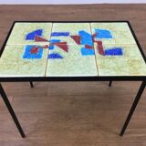 Ceramic side table 50s, modernist style