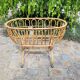 Vintage rattan crib