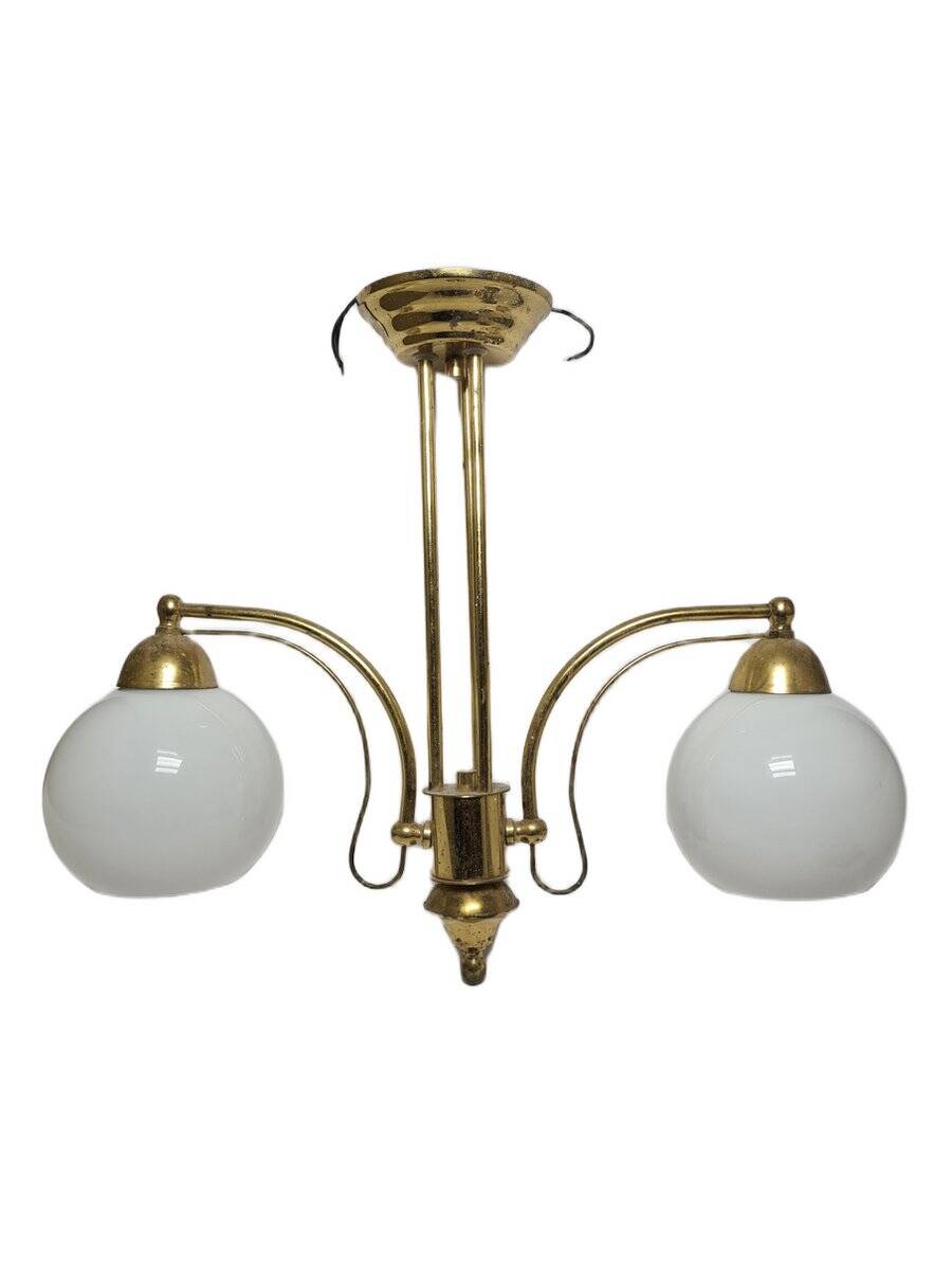 Vintage Art Nouveau pendant light, Poland, 1970s