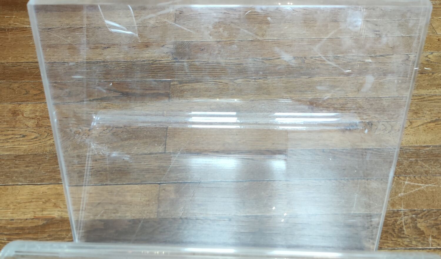 20th century design plexiglass magazine holder coffee table