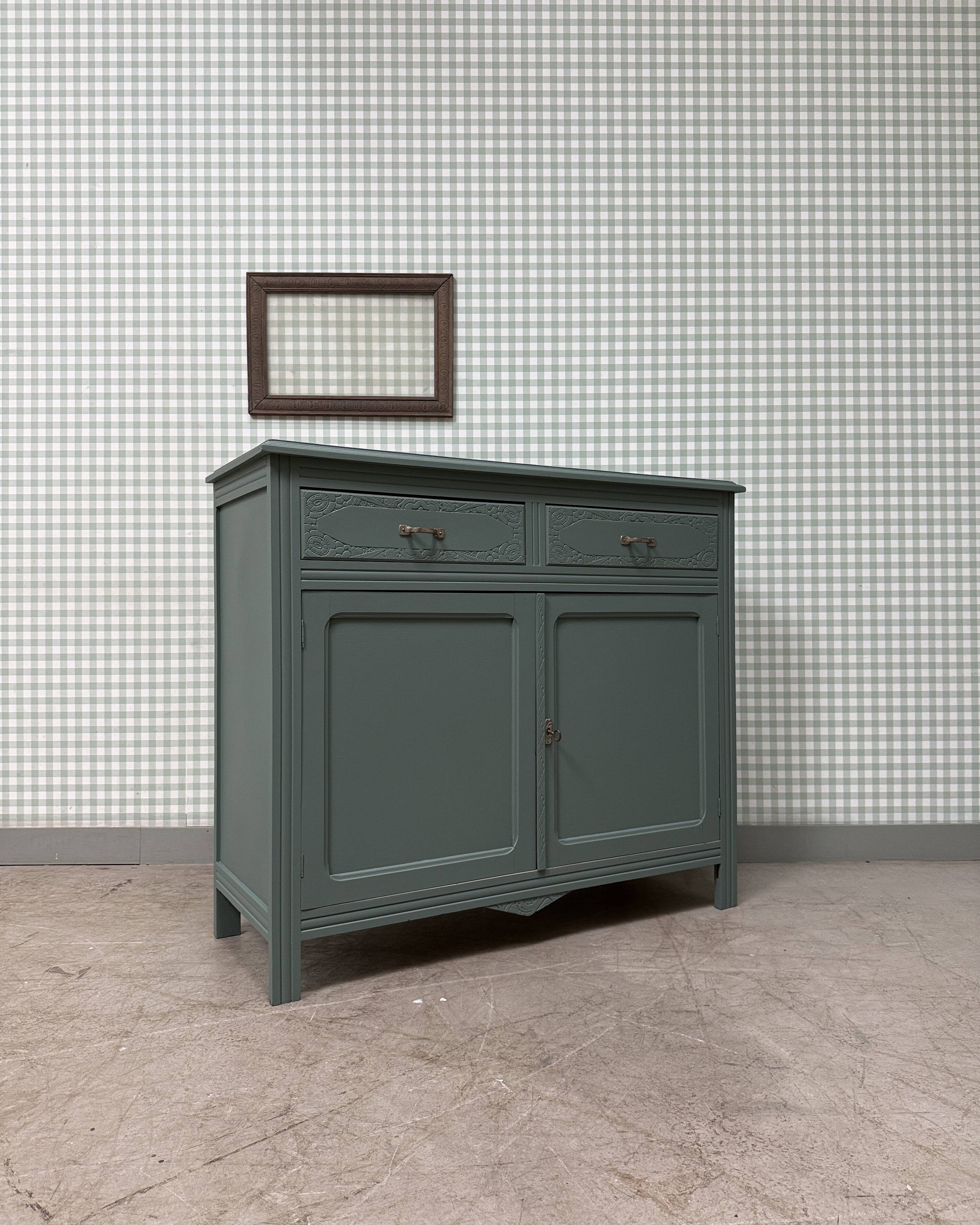 Buffet art déco vert (rénové)