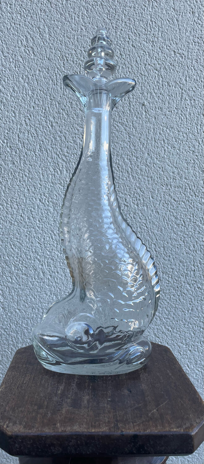 Vintage fish decanter