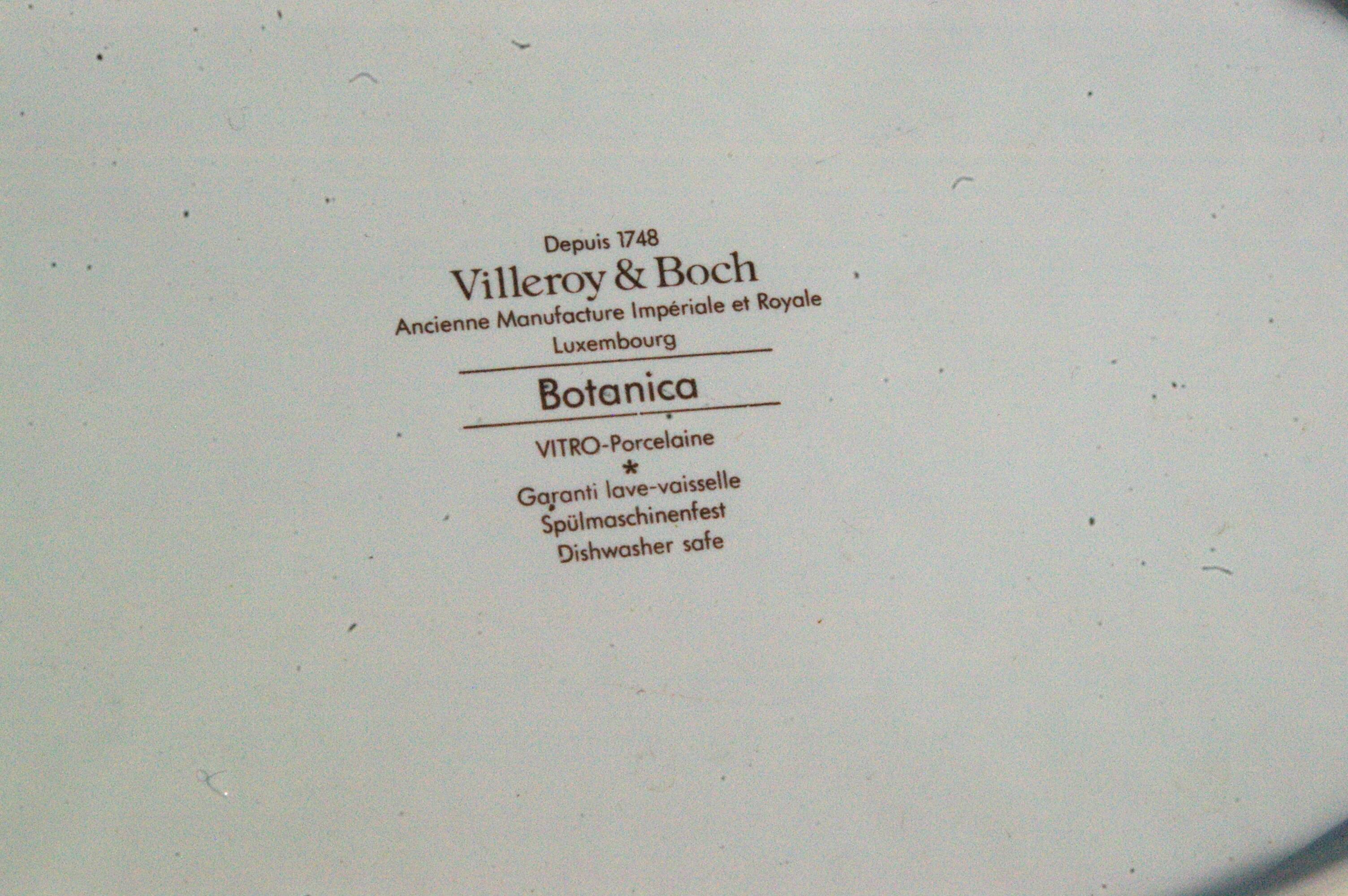 Small Batch of dishes and saucer Villeroy & Boch model Botanica