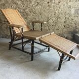 Antique chaise longue