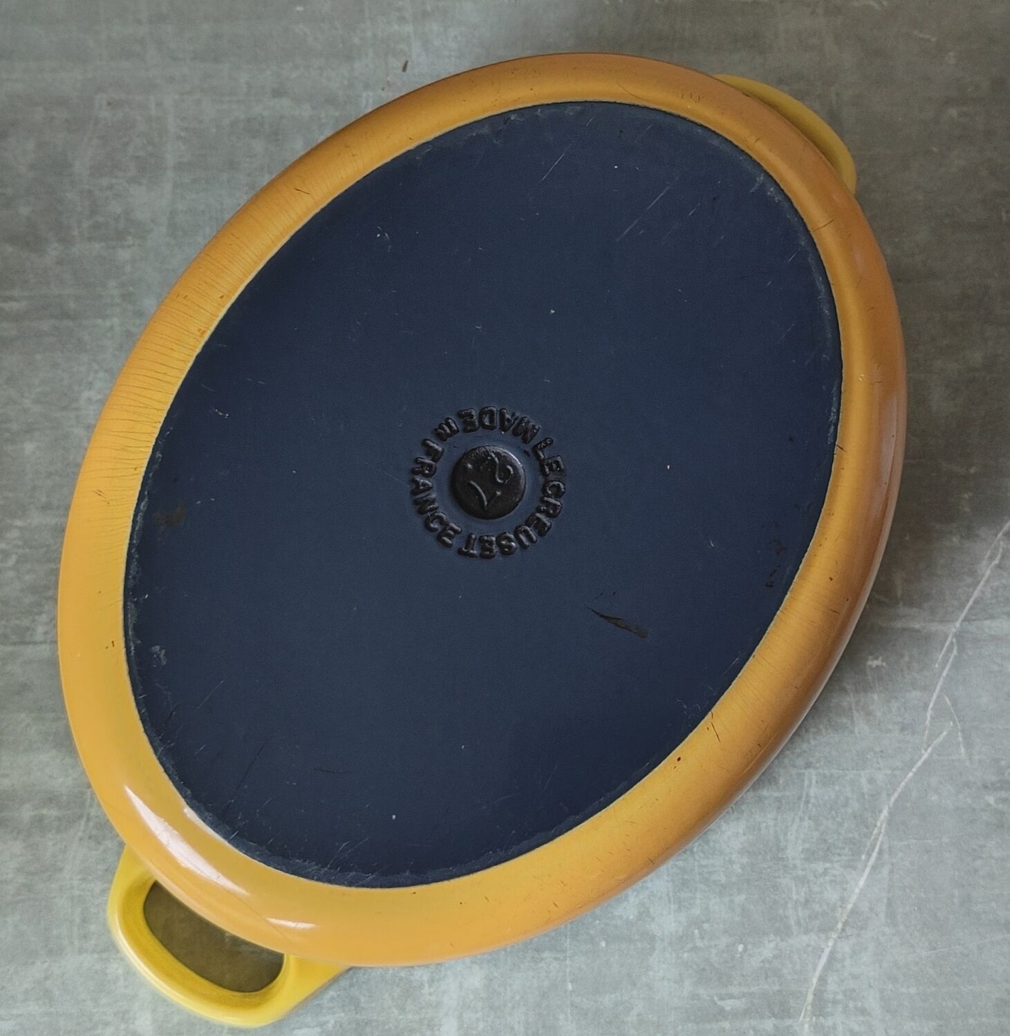 Le Creuset Yellow Oval Casserole